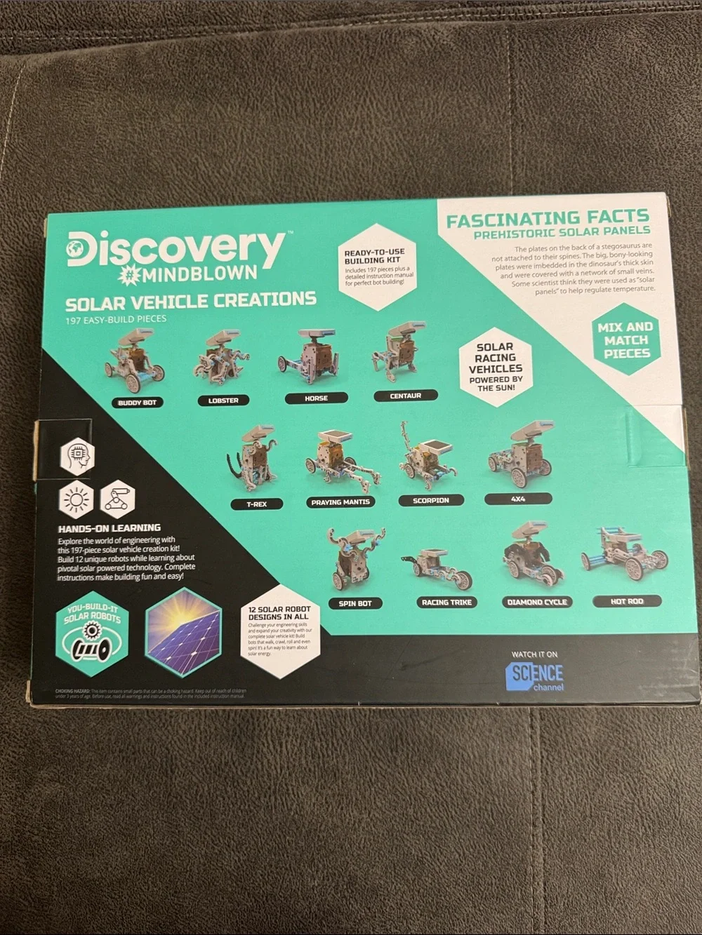 Discovery Solar Vehicle Creations Kit - Blue, Gray & Silver